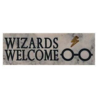 Spoontiques Desk Sign - Harry Potter - Wizards Welcome