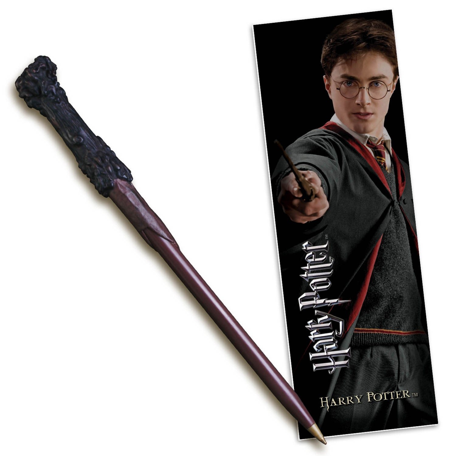 Harry Potter Wand Pen with Stand & Lenticular Bookmark