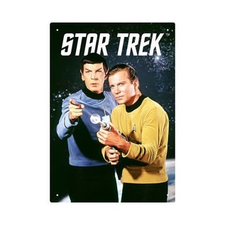 Aquarius Enseigne en métal - Star Trek - Captain Kirk & Mr. Spock