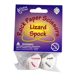 Koplow Board Game - Koplow - Rock Paper Scissors Lizard Spock Dice