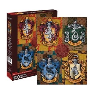 Aquarius Casse-tête - Harry Potter - Emblème des Quatres Maison 1000 pièces