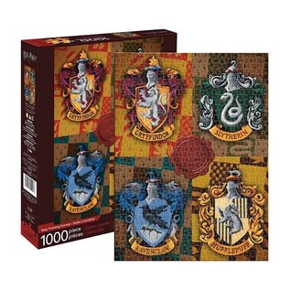 Aquarius Puzzle - Harry Potter - Four Houses Crests 1000 pieces