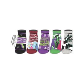 Bioworld Chaussettes - Beetlejuice - Modèles Assortis Paquet de Paires 5 Courtes Chevilles