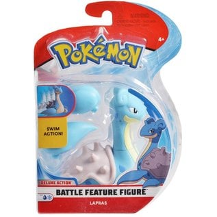 Wicked Cool Toys Figurine - Pokémon - Lapras Deluxe Battle Feature 4.5"