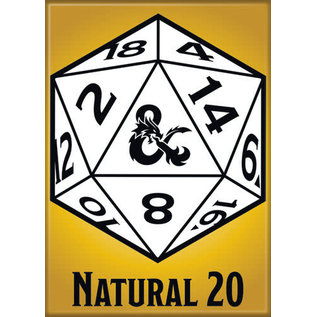 Ata-Boy Aimant - Dungeons & Dragons - Natural 20