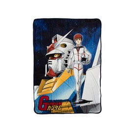 Bioworld Couverture - Mobile Suit Gundam - Couverture Originale Jeté en Peluche