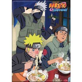 Ata-Boy Aimant - Naruto Shippuden - Naruto, Kakashi et Iruka Mangent des Ramens