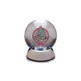 Enesco Holiday Decoration - Pusheen - Illuminating Snow Globe 5''