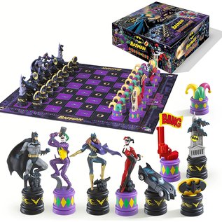 Noble Collection Jeu de société - DC Comics - Batman The Dark Knight VS The Joker Jeu d'Échecs de Collection