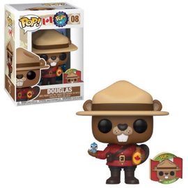 Funko Funko Pop! Icons - Pop! Around the World Canada - Douglas with Collectible Pin 08