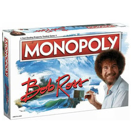 Usaopoly Board Game - Bob Ross The Joy of Painting - Monopoly Bob Ross