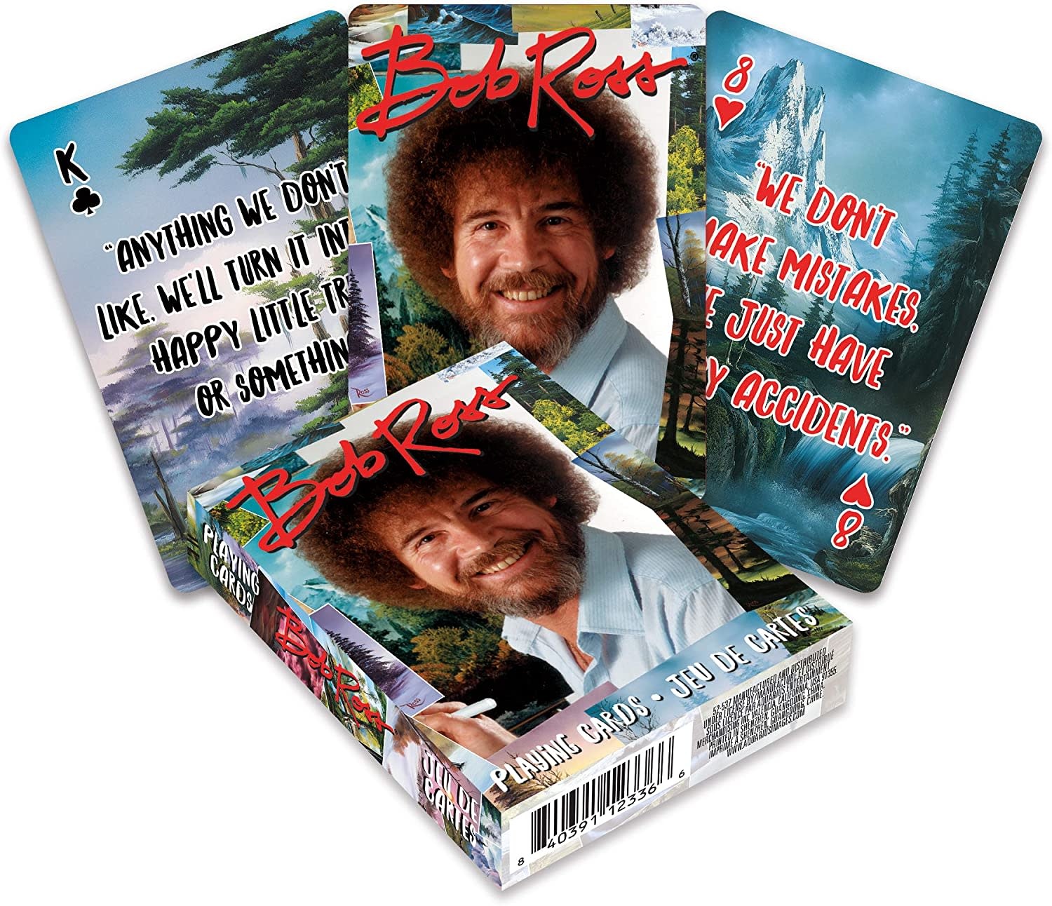 Playing Cards - Bob Ross - Quotes - Chez Rhox Geek Stop