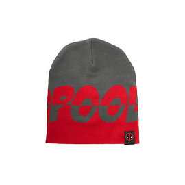 Bioworld Toque - Marvel - Deadpool Text Red and Grey