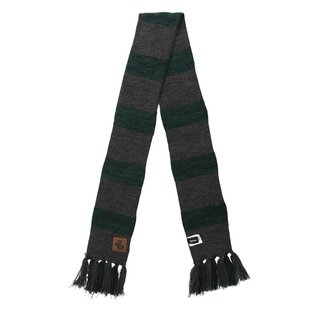 Elope Scarf - Harry Potter - Slytherin Heathered Striped with Leather Patch