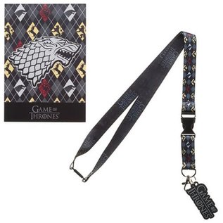 Bioworld Lanyard - Game of Thrones - Starks, Lannisters, Targaryen, Baratheon Emblem