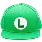 Bioworld Baseball Cap - Nintendo - Super Mario: L Logo Luigi Green Snapback