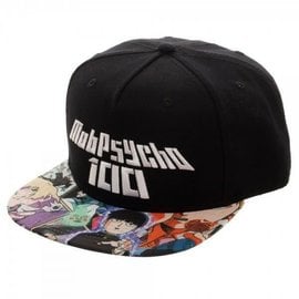 Bioworld Baseball Cap - Mob Psycho 100 - Logo on Black