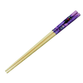 Nibariki Chopsticks - Studio Ghibli - Kiki's Delivery Service: Jiji City Purple 1 Pair 21cm