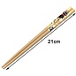 Nibariki Chopsticks - Studio Ghibli - Kiki's Delivery Service: Jiji with Flowers 1 Pair 21cm