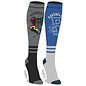 Bioworld Socks - Harry Potter - Quidditch Ravenclaw and Hogwarts Grey Pack of 2 Pairs Knee High Tube