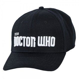 Bioworld Baseball Cap - Doctor Who - Noir Avec Logo Blanc