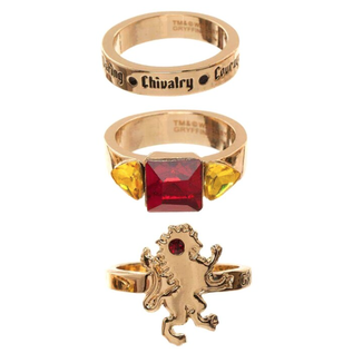 Bioworld Bague - Harry Potter - Gryffondor Paquet de 3