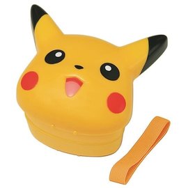 Skater Bento Box - Pokémon - Pikachu's Head 3D with 2 Compartments 270ml