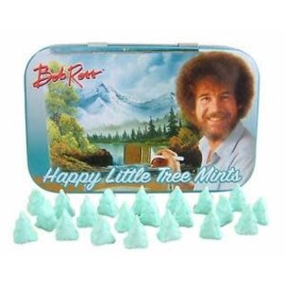 Boston America Corp Bonbons - Bob Ross - Happy Little Trees Menthes Boîte en Métal