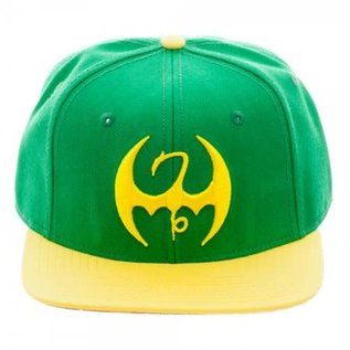 Bioworld Baseball Cap - Marvel Iron Fist - Logo Green and Yellow