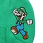 Bioworld Toque - Nintendo Super Mario - Luigi Jumping Embroidered Green
