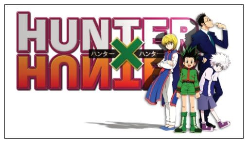 Magnet Hunter X Hunter Logo With Gon Kurapika Killua And Leorio Chez Rhox Geek Stop