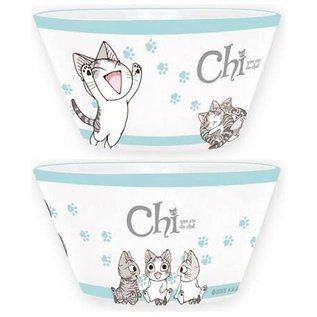 AbysSTyle Bowl - Chi's Sweet Home - Chi with Pawprints Turquoises