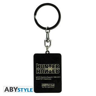 AbysSTyle Porte-clés - Hunter X Hunter - Carte de Licence de Hunter en Métal avec Émail