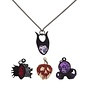 Bioworld Collier - Disney Villains - Ensemble de 4 Pendentifs Interchangeables