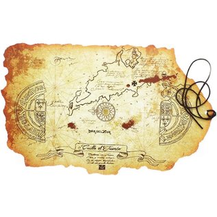 Import Print - The Goonies - Treasure Map Canvas