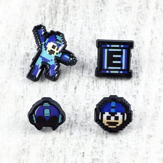 Bioworld Label Pin - Mega Man - Set of 4