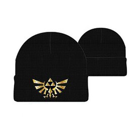 Bioworld Toque - The Legend of Zelda - Hyrule Emblem Golden Black