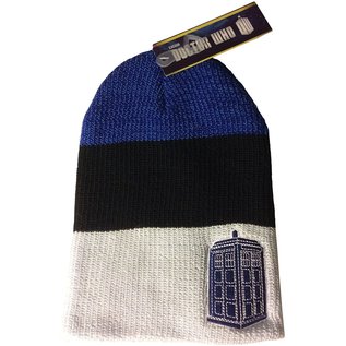 Bioworld Toque - Doctor Who - Tardis Embroidered Tricolor Beanie