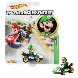 Mattel Jouet - Hot Wheels Nintendo Mario Kart - Luigi Standard Kart