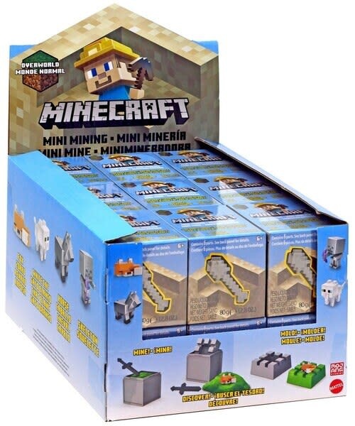 Blind Box Minecraft Mini Mining With Figurine Molding Sand Chez Rhox Geek Stop