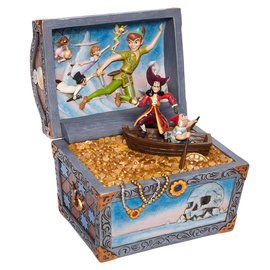 Enesco Showcase Collection - Disney Traditions Peter Pan - Capitain Crochet et Mouche "Tableau des Trésors Éparpillé" par Jim Shore