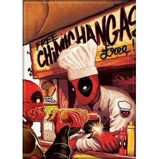 Ata-Boy Aimant - Marvel Deadpool - Chimichangas Gratuit!