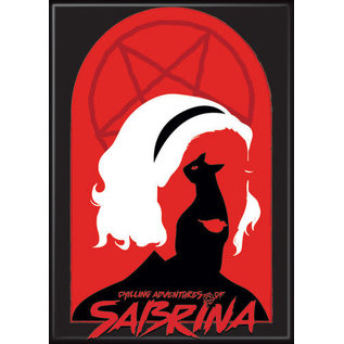 Ata-Boy Magnet - Chilling Adventures of Sabrina - Silouhette and Pentagram