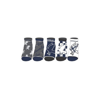 Bioworld Socks - Harry Potter - Ravenclaw with Glitters Pack of 5 Pairs Ankle