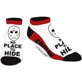 Bioworld Socks - Friday the 13th - Jason No Place to Hide 1 Pair Ankle