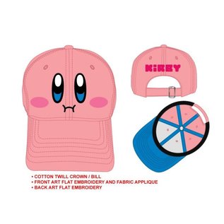 Bioworld Casquette - Nintendo Kirby - Visage Gonflé Rose Ajustable