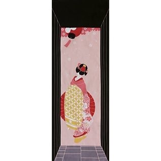 Maede Co. Essuie-mains - Tenugui - Yamato-e Geisha dans l'Allée