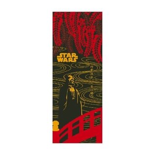 Maede Co. Essuie-mains - Tenugui Star Wars - Darth Vader sur un Pont Rouge