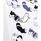 Kaya Hand Towel - Tenugui - Shitzu of "Roses, butterfly and pimp" by Nagasawa Rosetsu