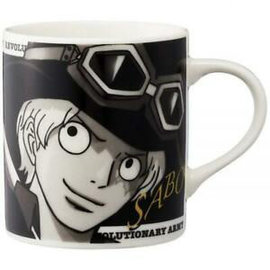 Toei Tasse - One Piece - Dress Black Sabo avec Accents Dorés 8oz